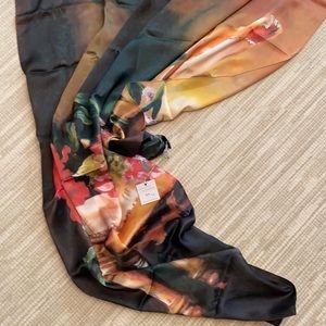 NWT silk scarf by artist